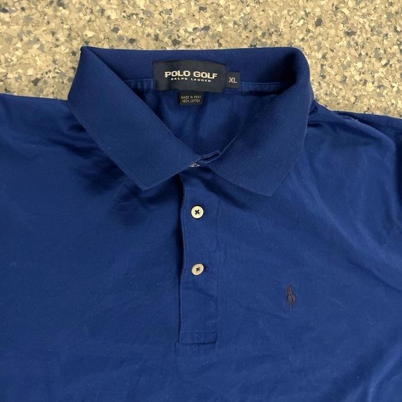 Ralph Lauren Polo Golf Shirt in Rich Blue - Picture 1 of 6